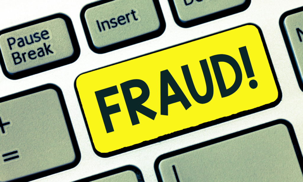 Fraud sign