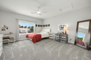 Clean and organized room.