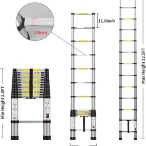 Collapsible Telescopic Extension Ladder