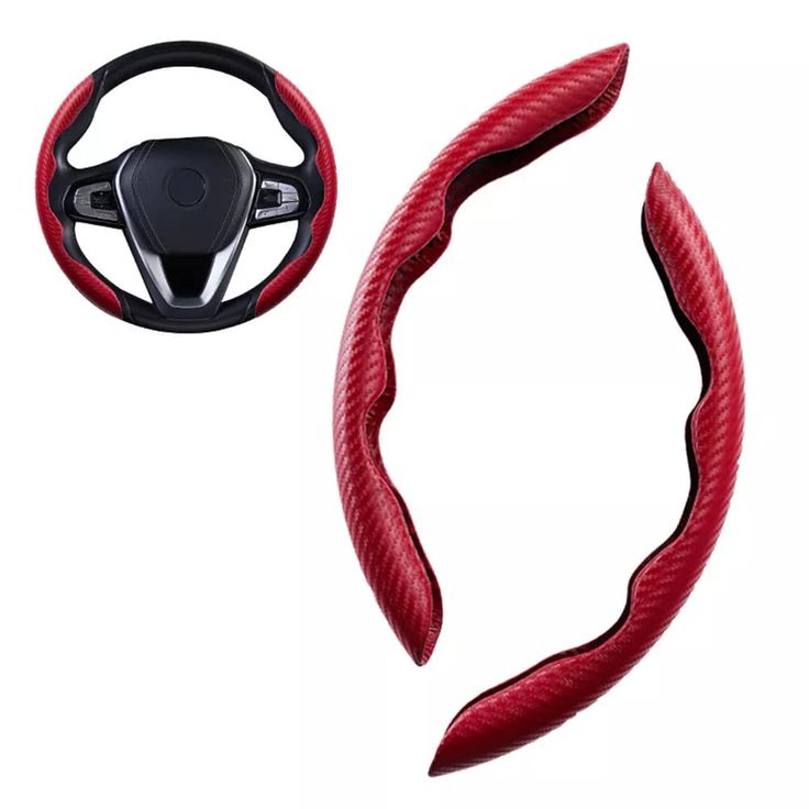 Fiber Steering Wheel Cover
