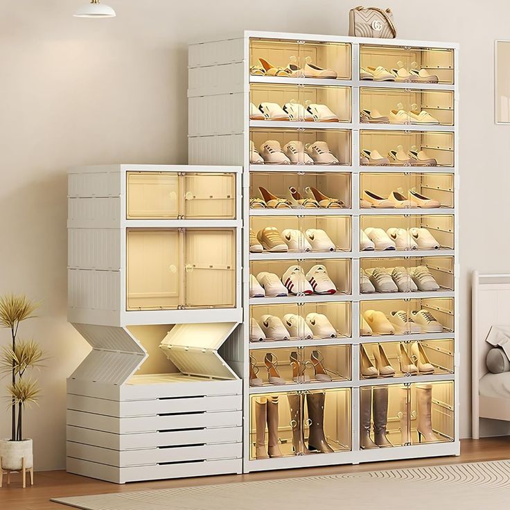Foldable Shoe Organizer Rack