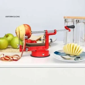 Twisted fruit peeler
