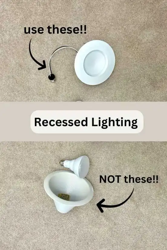 recessed light bulb