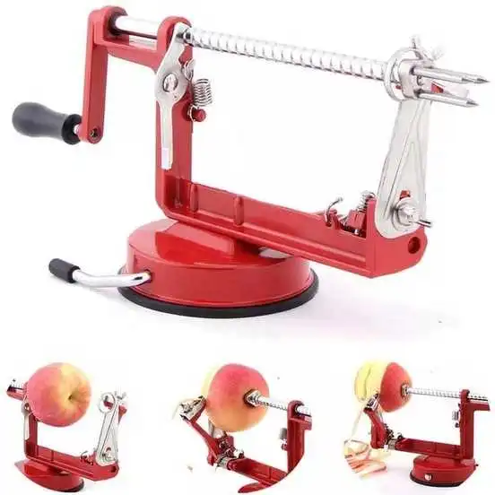 Twisted fruit peeler