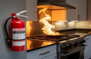 managing kitchen fire
