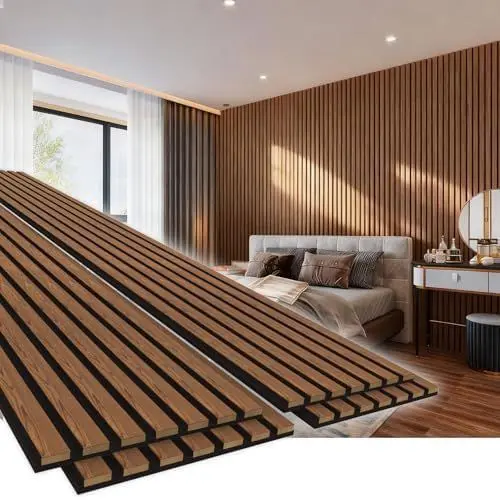 3d textured wood slat acoustic panels 
