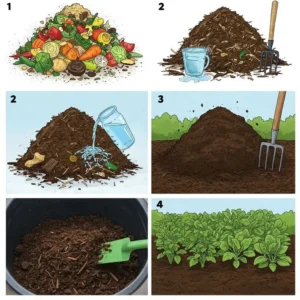 hot composting vs cold composting