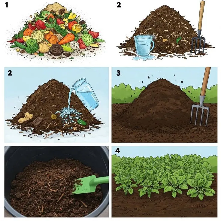 hot composting vs cold composting