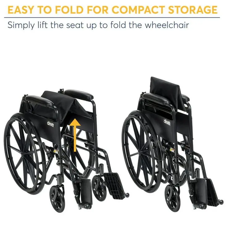  foldable lightweight wheelchair
