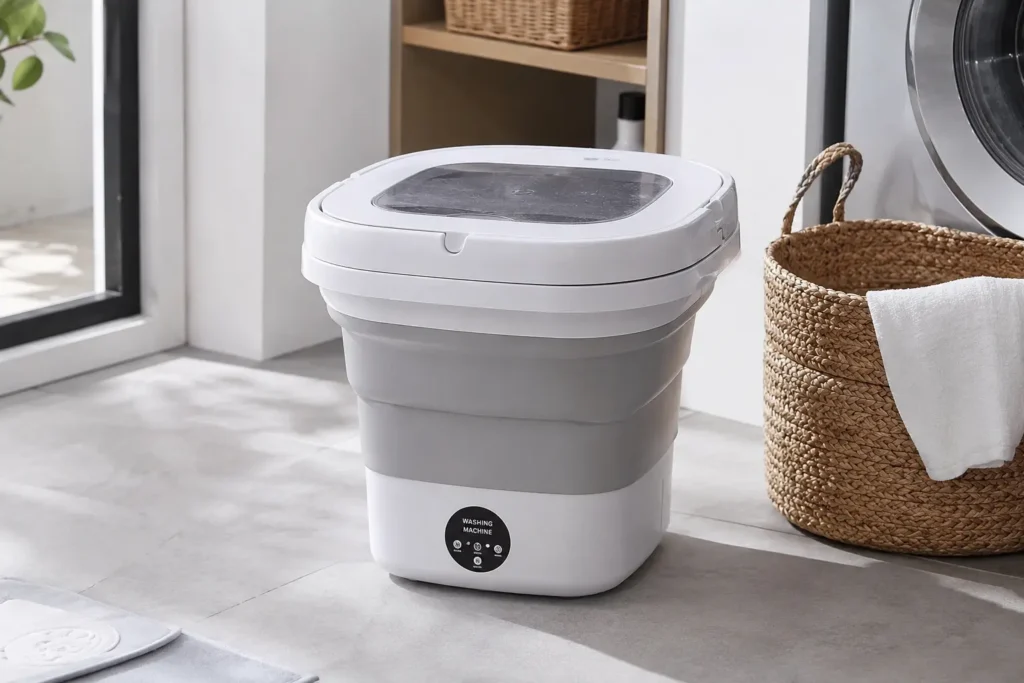foldable bucket washing machine