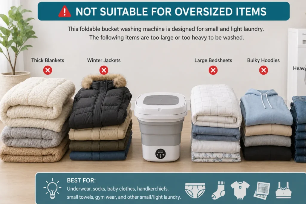 foldable bucket washing machine