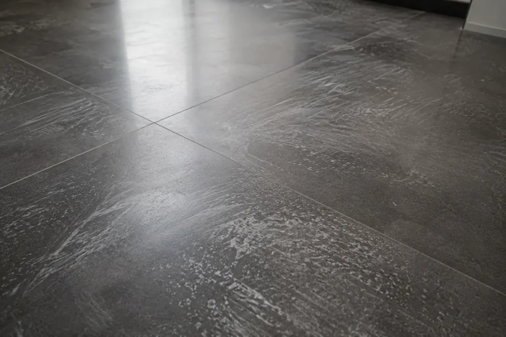 Matte porcelain floor