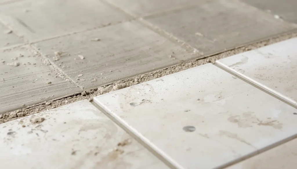 how to remove cement stains from tiles