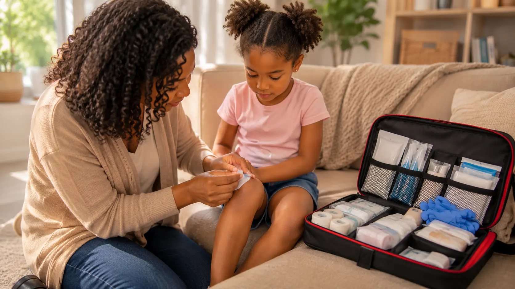 THE IMPORTANCE OF HAVING FIRST AID AT HOME.