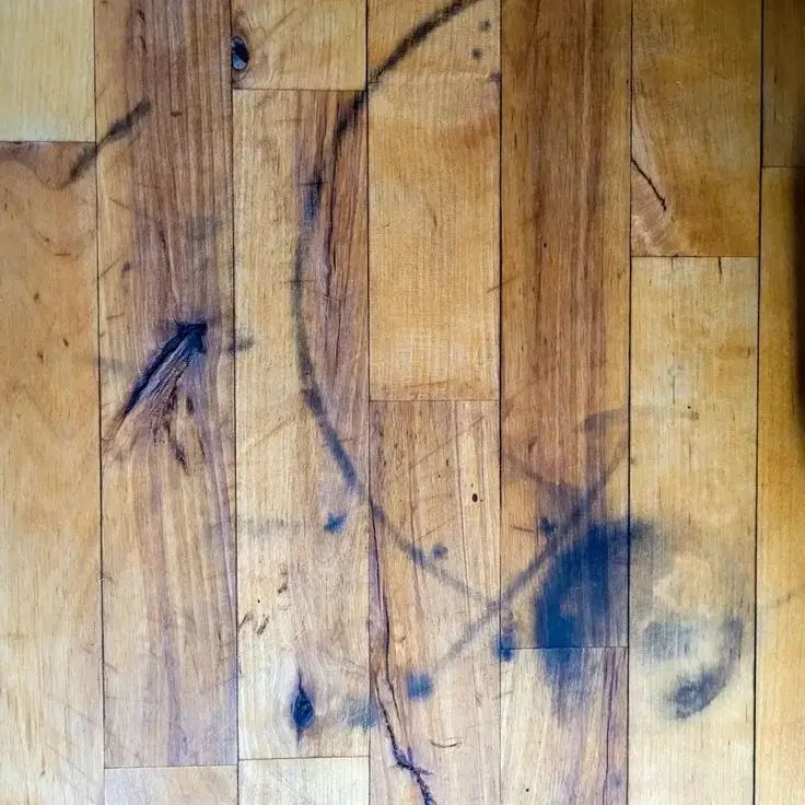 wooden kitchen surface