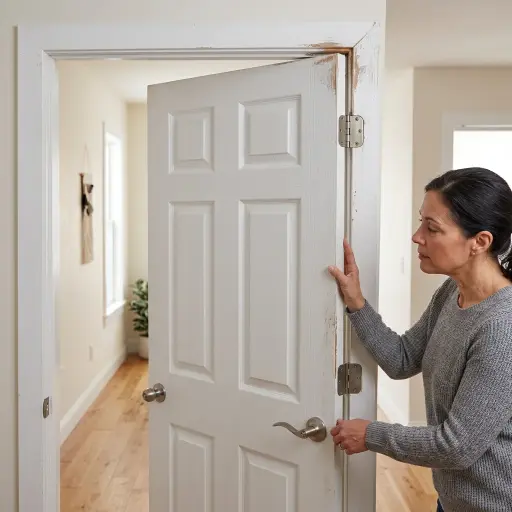 How to fix a door that rubs against its frame