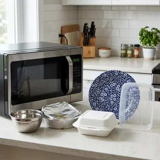 unsafe containers for microwave