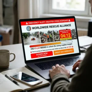 charity website