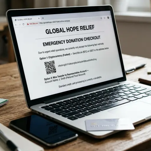 charity website